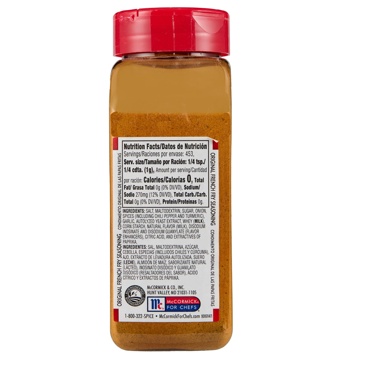 Lawry's Original French Fry Seasoning on fries adds bold flavor and color