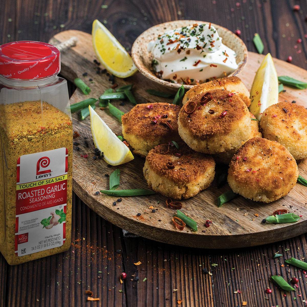 Roasted vegetables coated with Lawry's Seasoning show vibrant color and deep flavor
