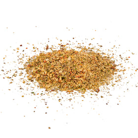 Lawry's Salt-Free 17 Seasoning container stored on spice shelf for quick access