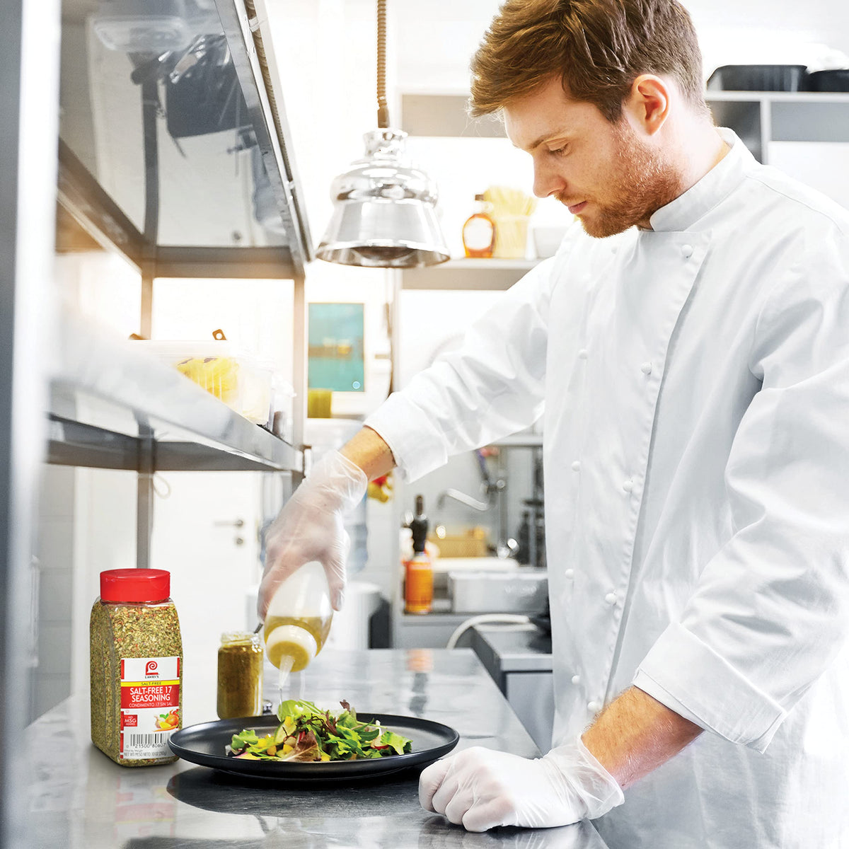Even sprinkle control with Lawry's 17 Seasoning over pasta or vegetables.