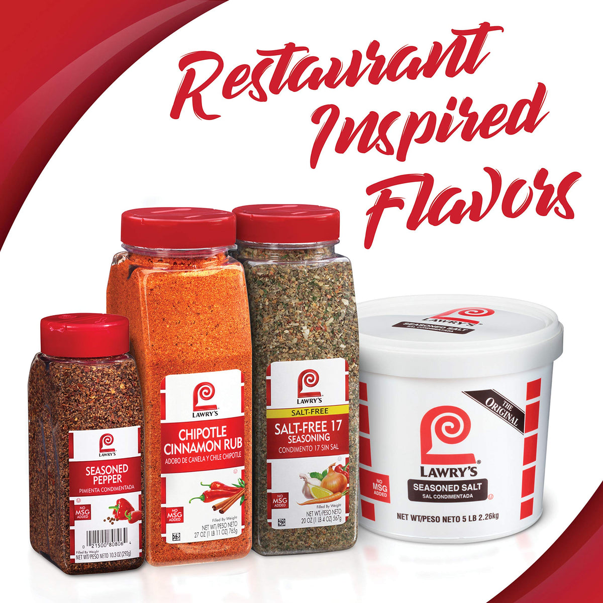 Lawry's Salt-Free 17 Seasoning ingredients close-up highlighting red pepper and sesame seeds