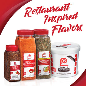 Seasoned vegetables energized by Lawry's Salt Free 17 Seasoning.