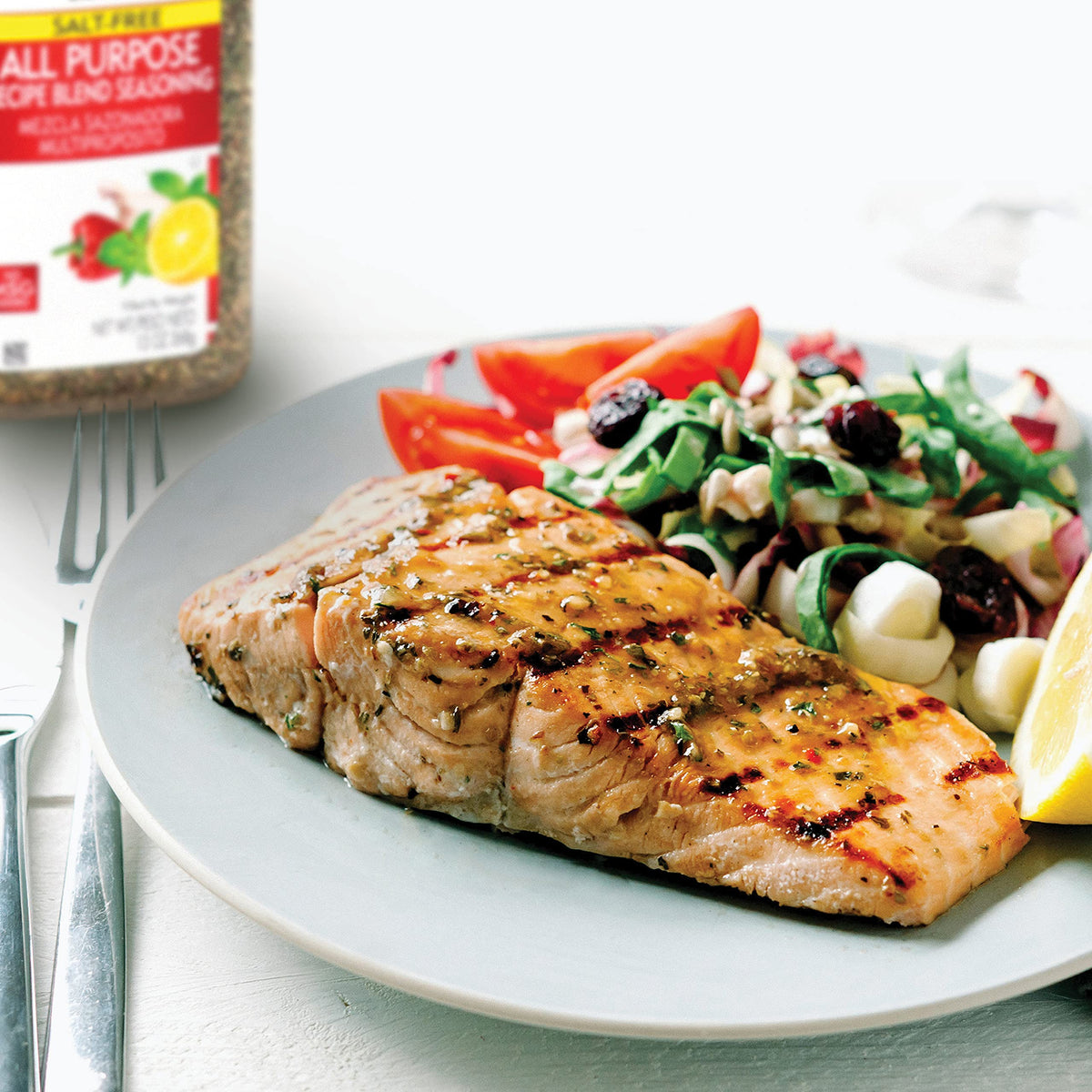 Colorful vegetables seasoned with Lawry's Salt Free for bright, low-sodium sides.