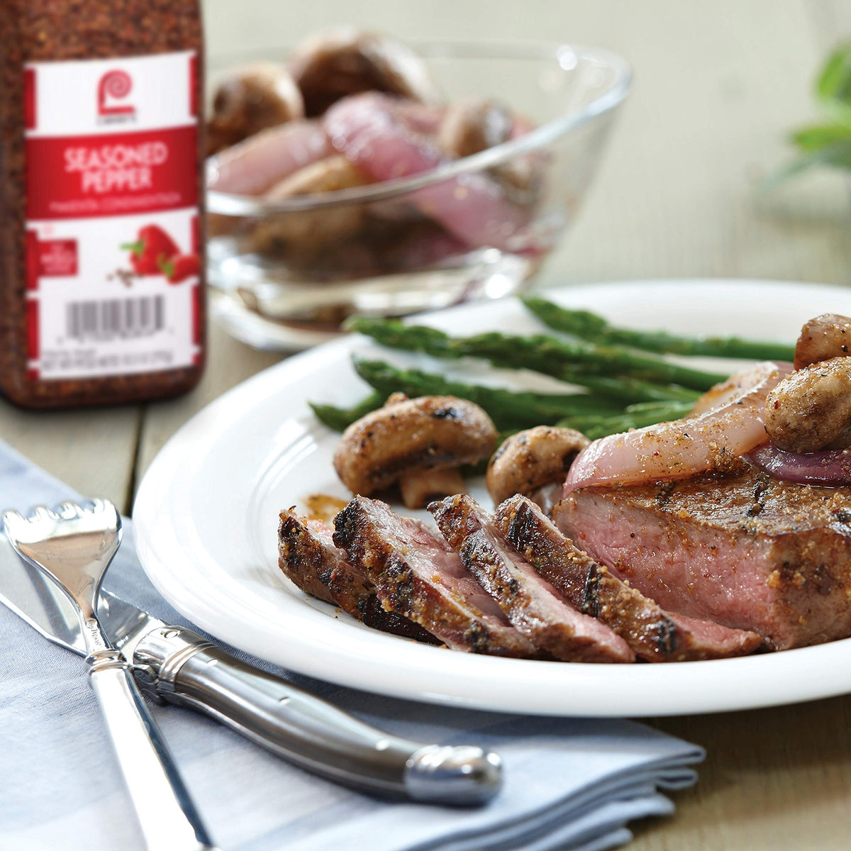 Lawry's Seasoned Pepper on potatoes for colorful side dishes