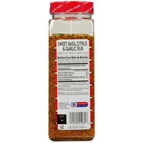 Flip-top lid enables easy, mess-free seasoning with Lawry's rub