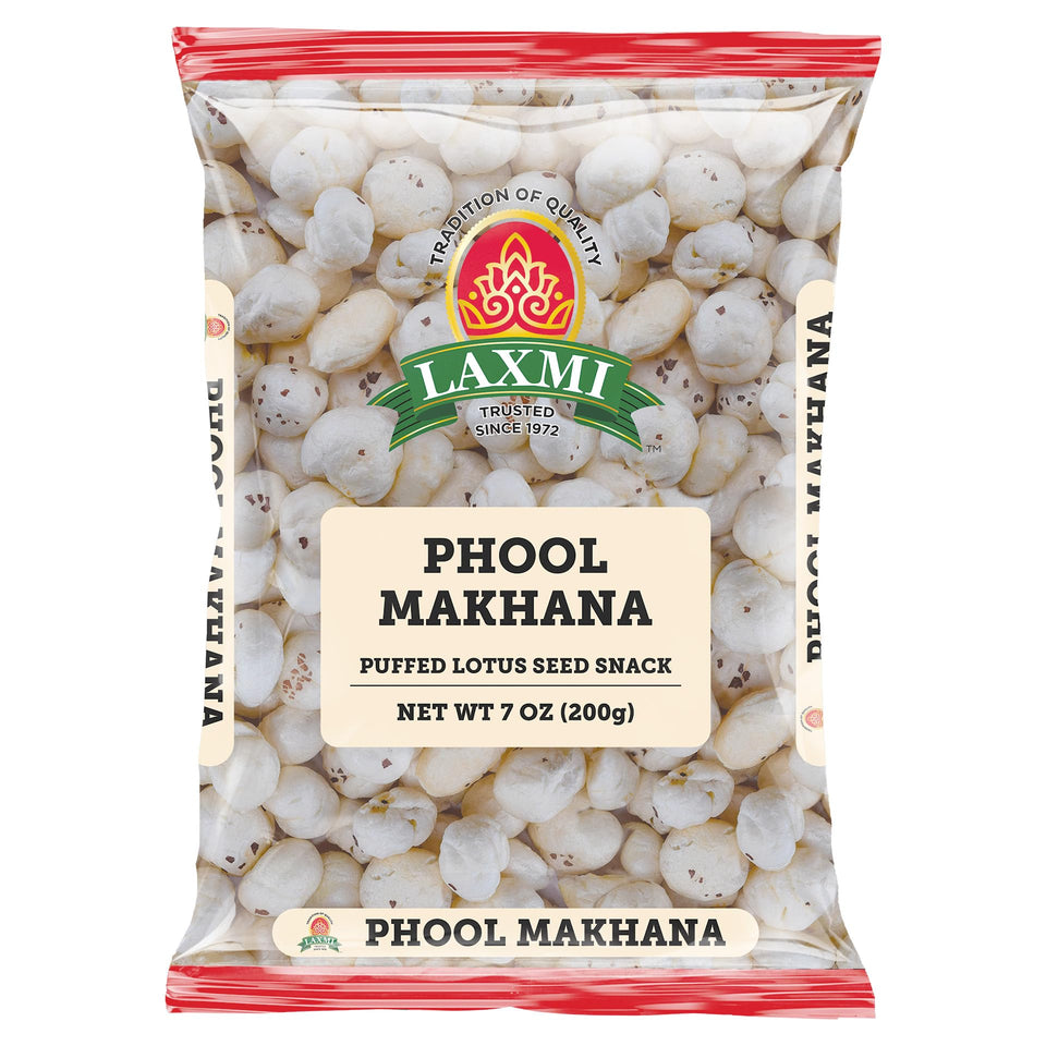 Laxmi Ful (Phool) Makhana — puffed lotus seeds for fasting snacks.