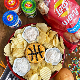 Lay's Dip Cups Creamy Ranch on-the-go image highlights portable convenience
