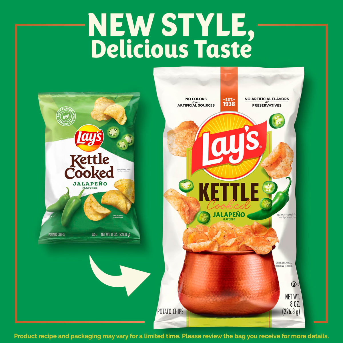 Lay's Jalapeño Seasoning Dust On Chip — spicy aroma enhances every bite.