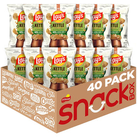 Lay's Kettle Cooked Jalapeño Cheddar front-view bag highlighting bold flavor