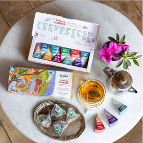 Lazika Tea Sampler assorted blends showcasing diverse flavors for variety seekers.