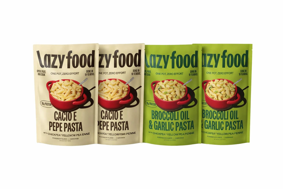Lazy Food Cacio e Pepe pasta 2pack shows gourmet flavor for quick meals.