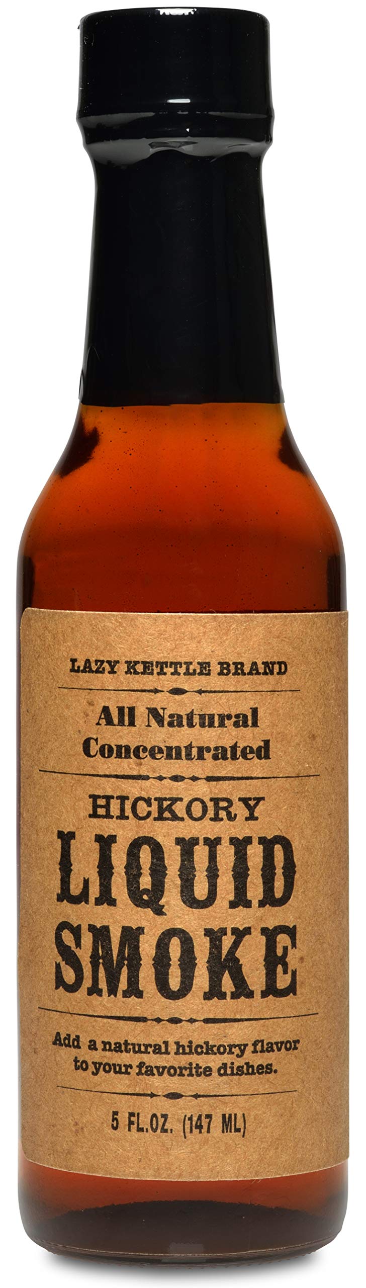 Lazy Kettle Hickory liquid smoke bottle adds smoke to fish