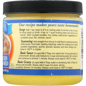 LB Jamison's soup base jar ready-to-serve bowl for versatile dishes.
