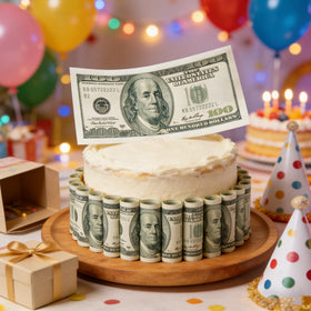 LcingTify edible money toppers brighten desserts without overpowering flavor.