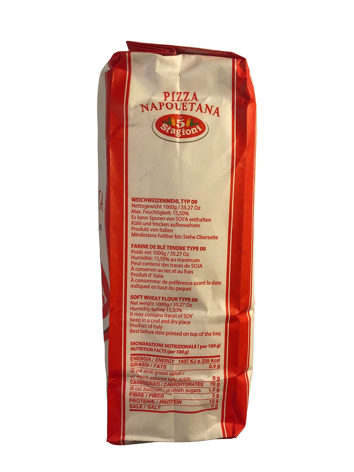 LE 5 STAGIONI flour in use with a wood-fired oven vibe for authentic pizza.