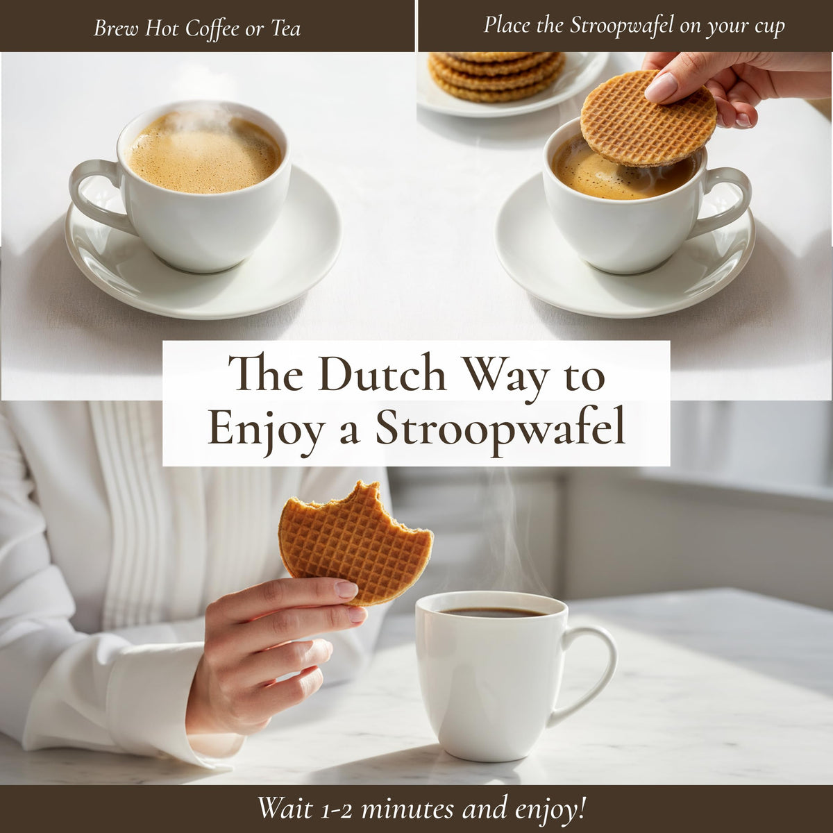 Le Chic Patissier stroopwafels with caramel syrup center for a rich, quick treat