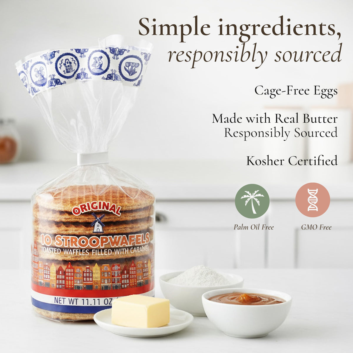 Le Chic Patissier stroopwafels original Dutch recipe classic flavor for coffee breaks
