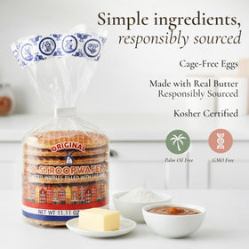 Le Chic Patissier stroopwafels original Dutch recipe classic flavor for coffee breaks