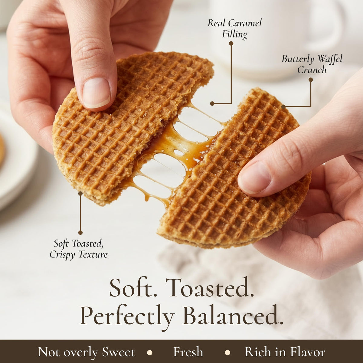 Le Chic Patissier stroopwafels vanilla scented dough aroma for bakery-style snacking