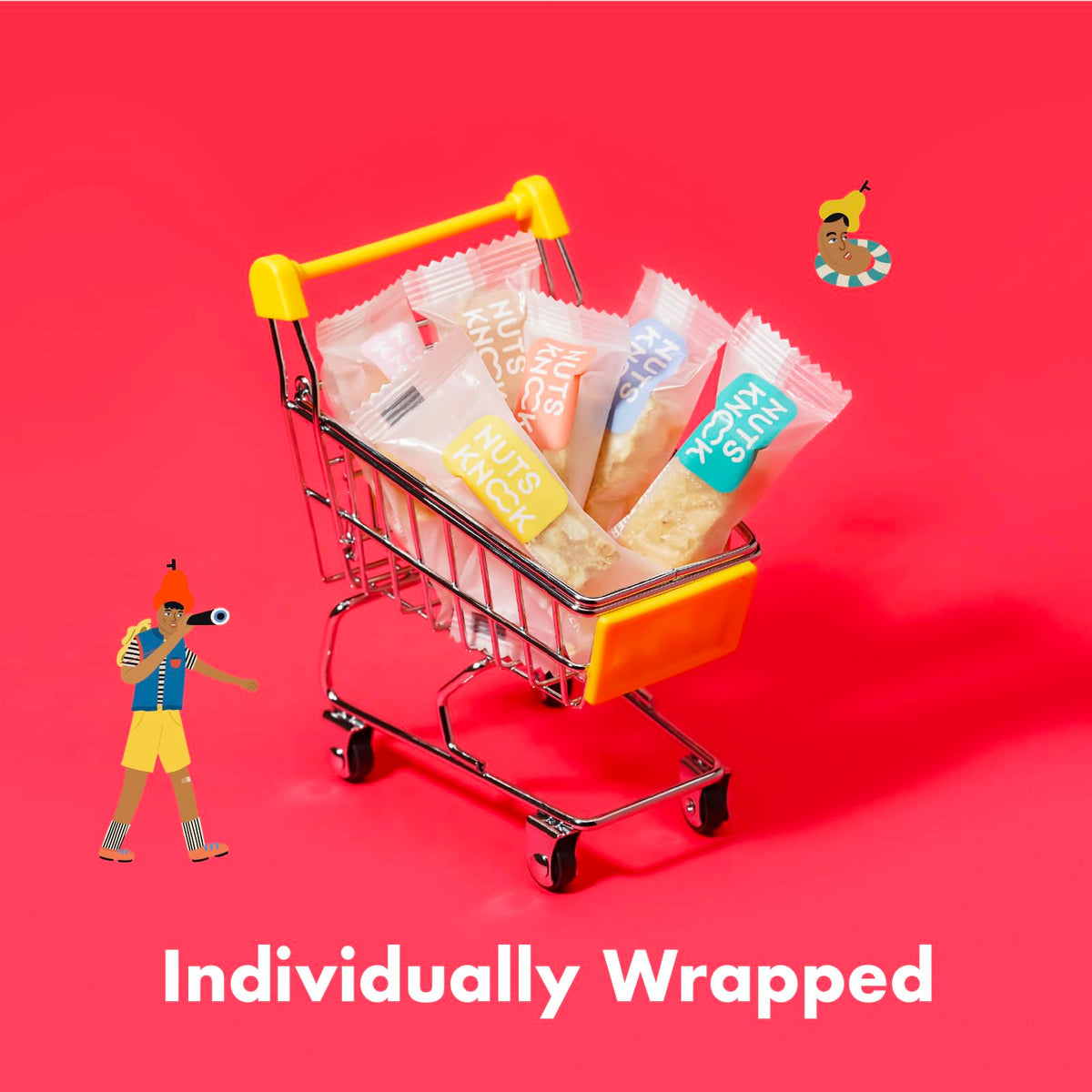 Le Foöd Co Nuts Knock individually wrapped bites support portion control and freshness.