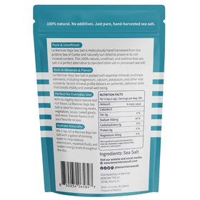 Le Marinier Baja mineral salt crystal closeup reveals natural texture.
