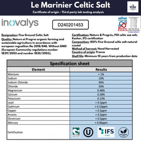 Hand-harvest depiction of Le Marinier Celtic Salt in traditional method