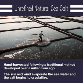 Le Marinier Celtic Salt hand-harvested method showcased in traditional saltmaking.