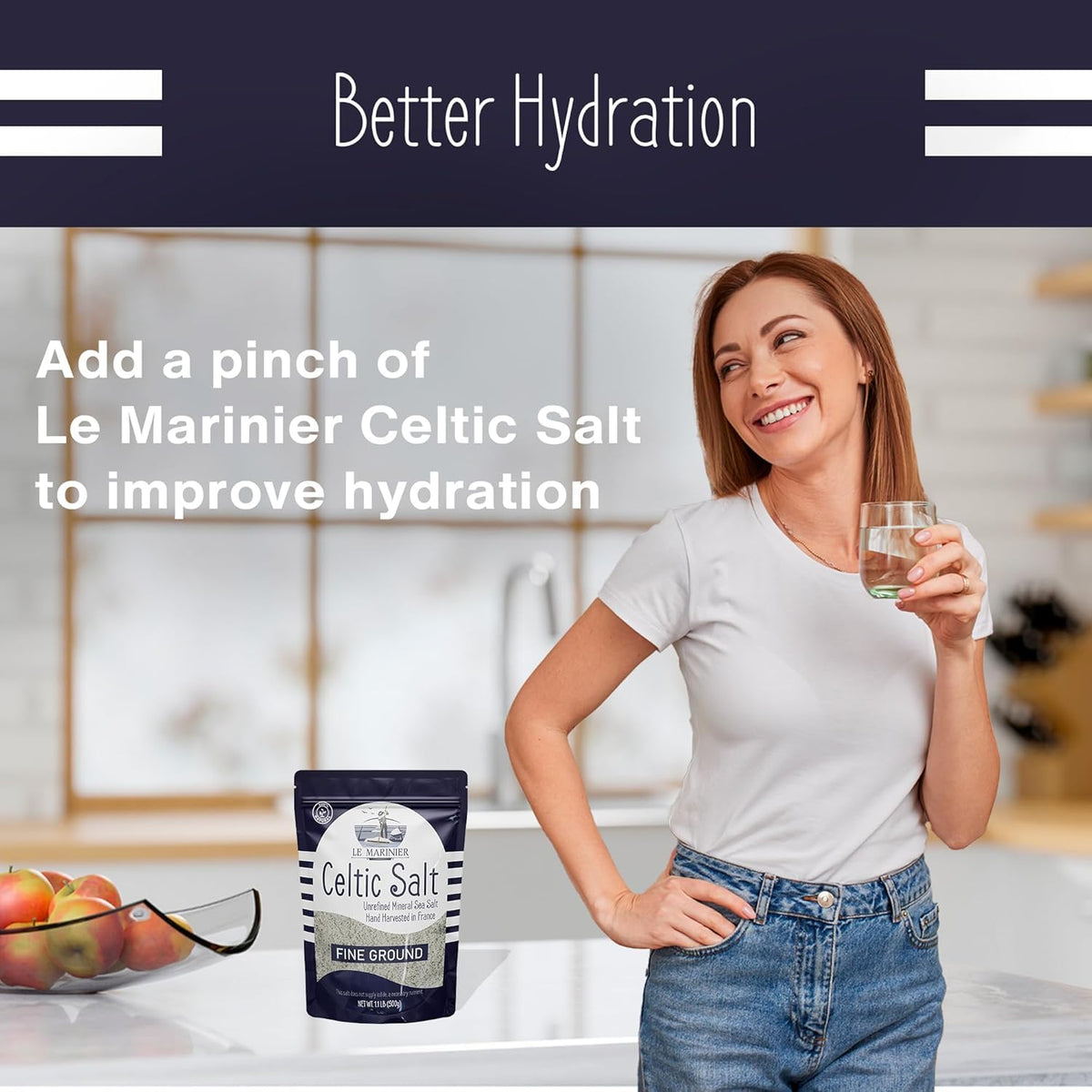 Eco-friendly packaging for Le Marinier Celtic Salt