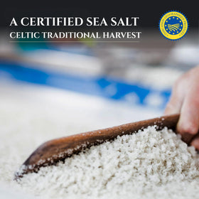 Traditional Celtic salt pans scene symbolizing artisanal salt making for Le Saliculteur de Guerande.