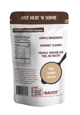 Le Sauce & Co gluten-free beef gravy four-serving package adds flavor
