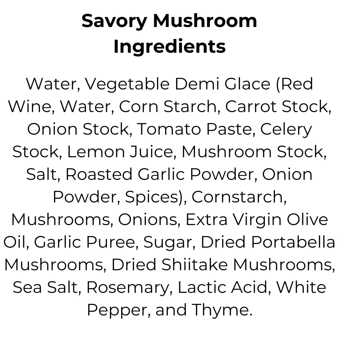Le Sauce & Co Savory Mushroom Gravy two-pack for four servings