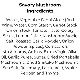 Le Sauce & Co Savory Mushroom Gravy two-pack for four servings