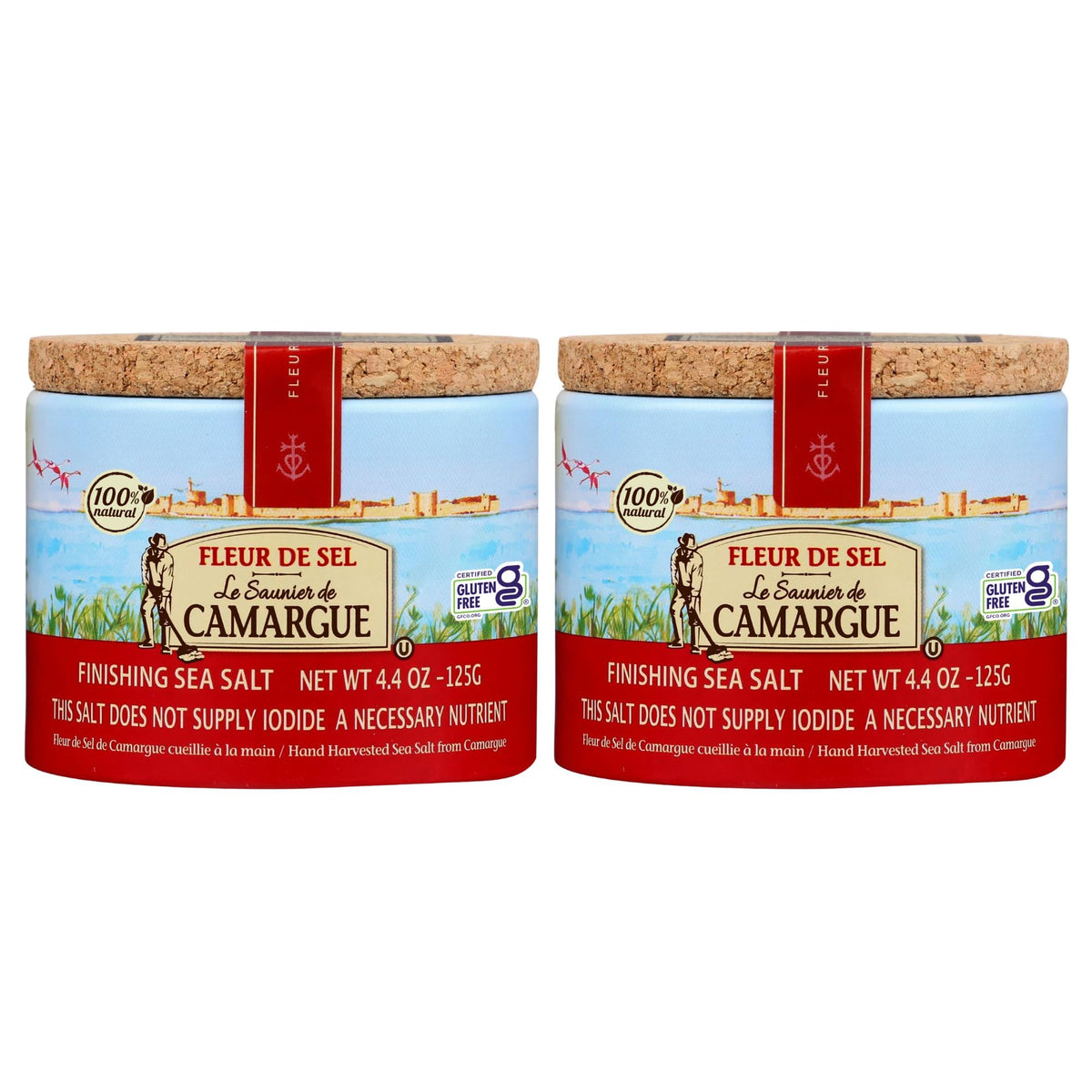 Le Saunier De Camargue Fleur de Sel crystals add delicate crunch to gourmet dishes