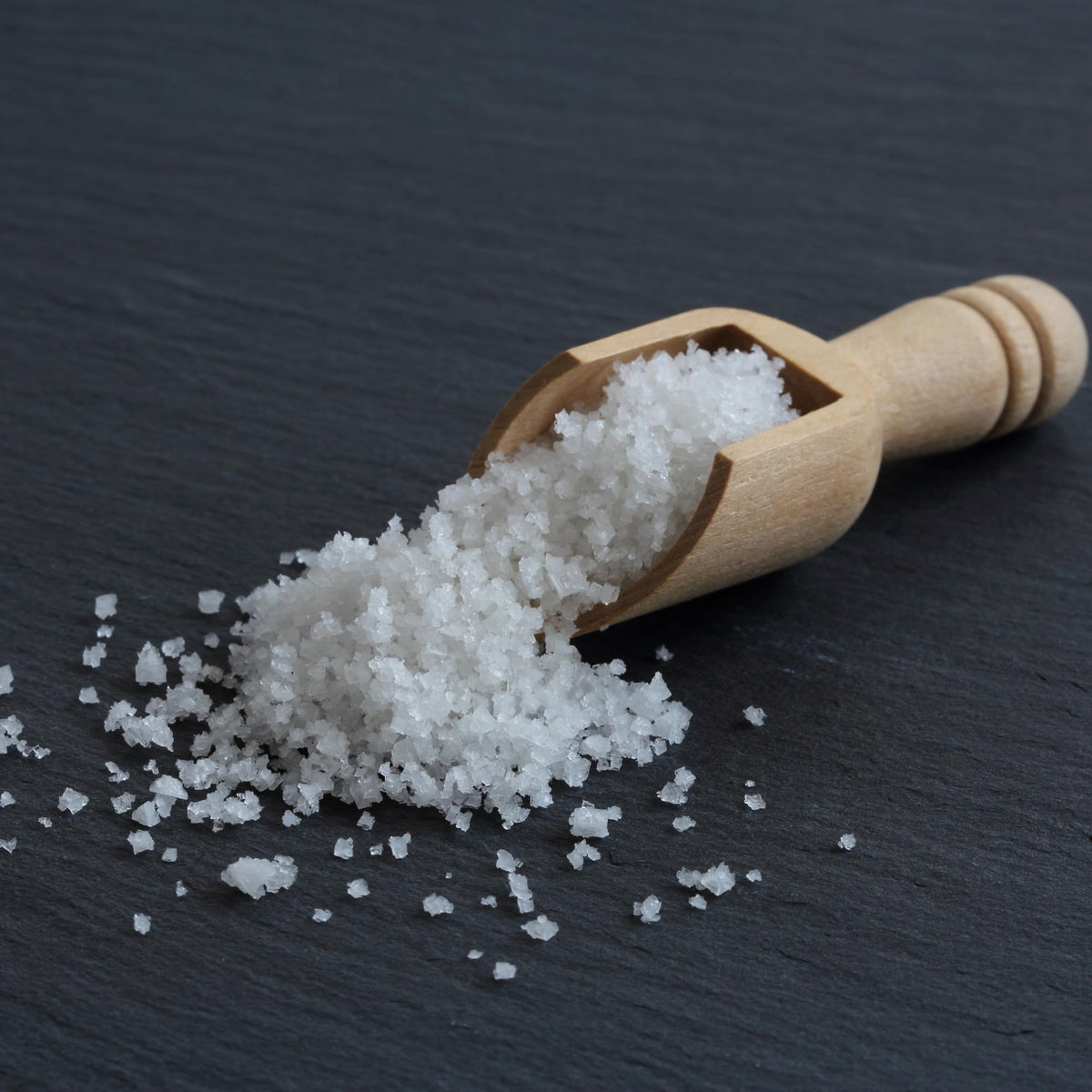 Hand-raked by master salt rakers for a distinctive, natural finishing salt.