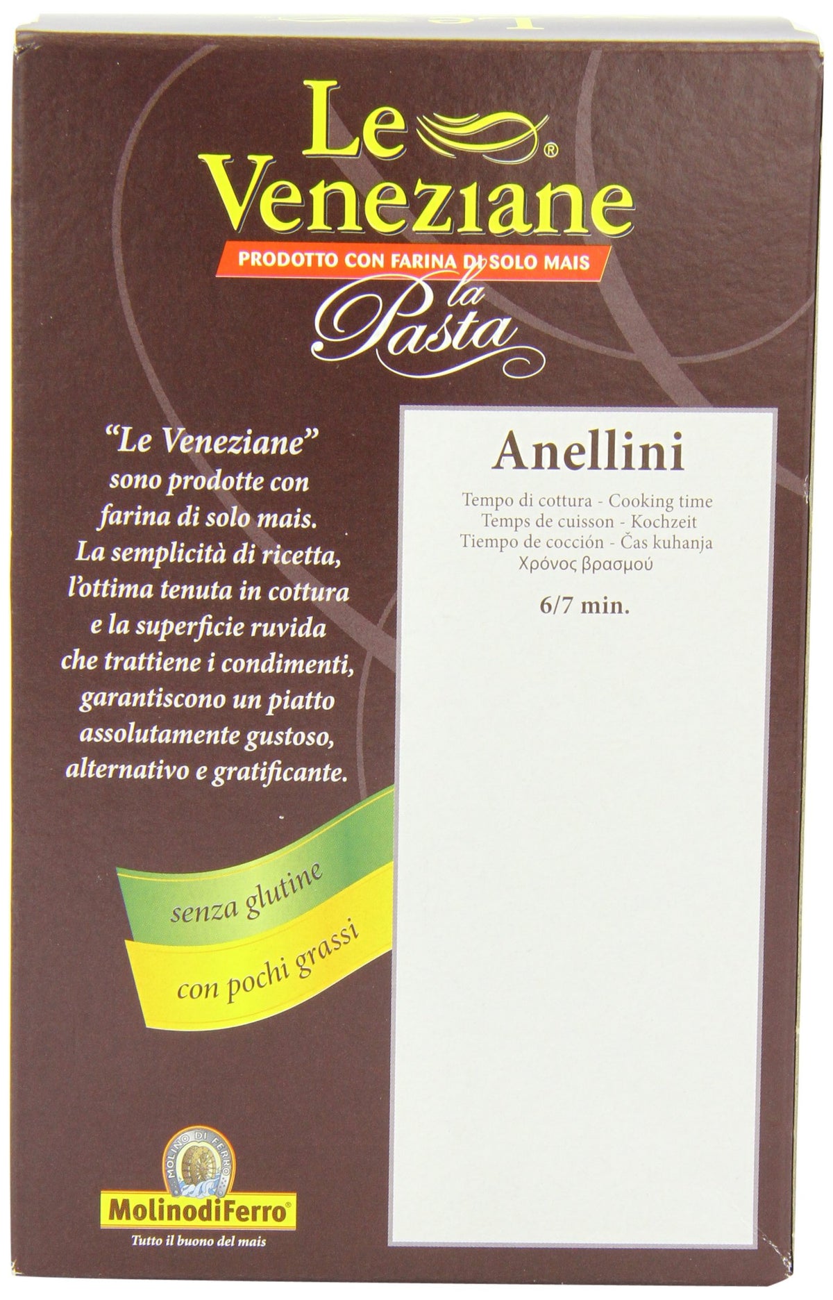 Le Veneziane Anellini Pastina being stirred during quick-cook moment