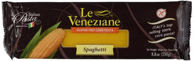 Le Veneziane gluten-free spaghetti 4-pack front view for quick, satisfying meals.