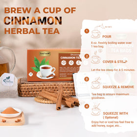 LeafLea Cinnamon Tea Bags gift-boxed set ideal for tea lovers