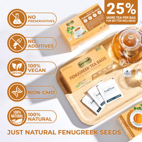 LeafLea fenugreek seeds raw image underlines pure plant origin and natural aroma.