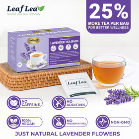 LeafLea fragrant steep cup with floral aroma and light taste