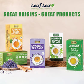 LeafLea tea setup in kitchen, easy everyday ritual