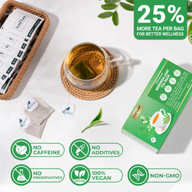 LeafLea moringa tea with honey or lemon enhancement