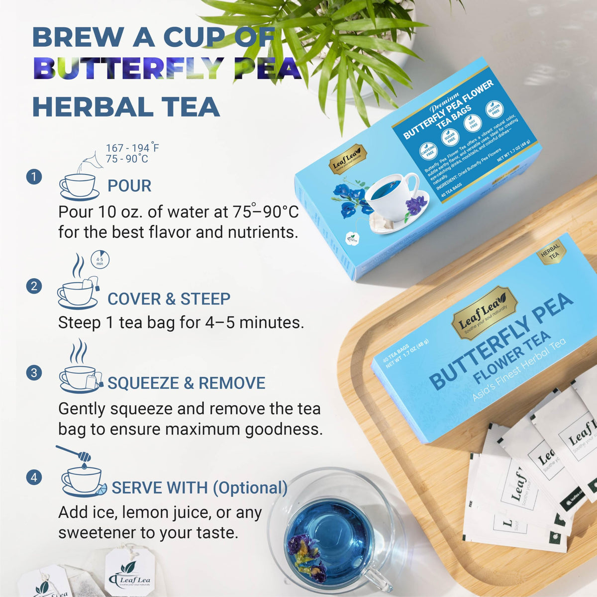 LeafLea Packaging showing two-pack convenience.