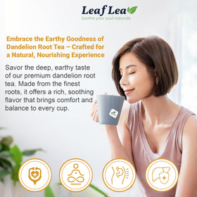 LeafLea premium tea bags wrapping highlights quality packaging for gifting or personal use.