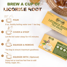 LeafLea sugar-free label on packaging indicating caffeine-free option.