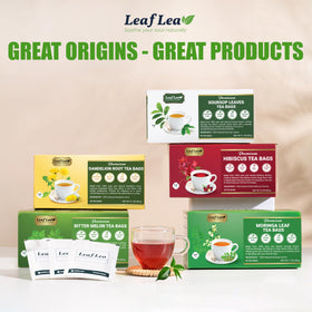 LeafLea travel-friendly tea pouch for convenient sips on the go