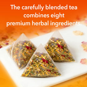 Leafroot tea cup in a mindful breathing moment