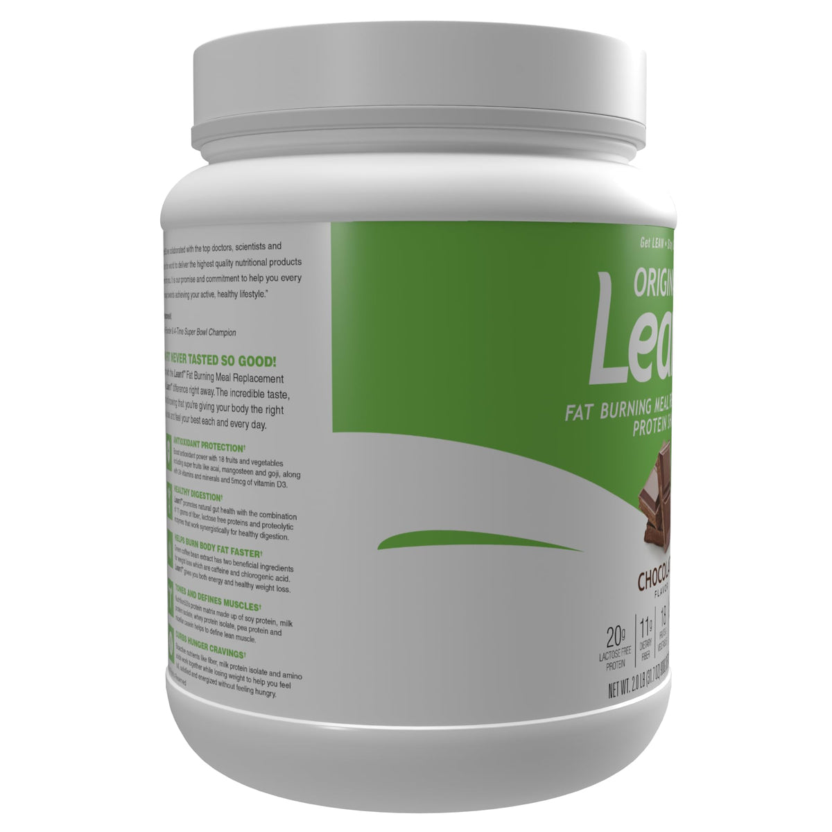 LEAN1 vitamins and minerals pack illustrating daily wellness support.