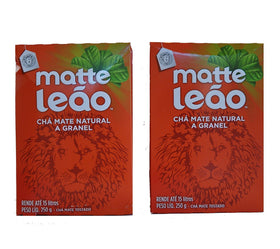 Leão Leo natural toasted mate tea bulk packaging for easy ongoing brewing.