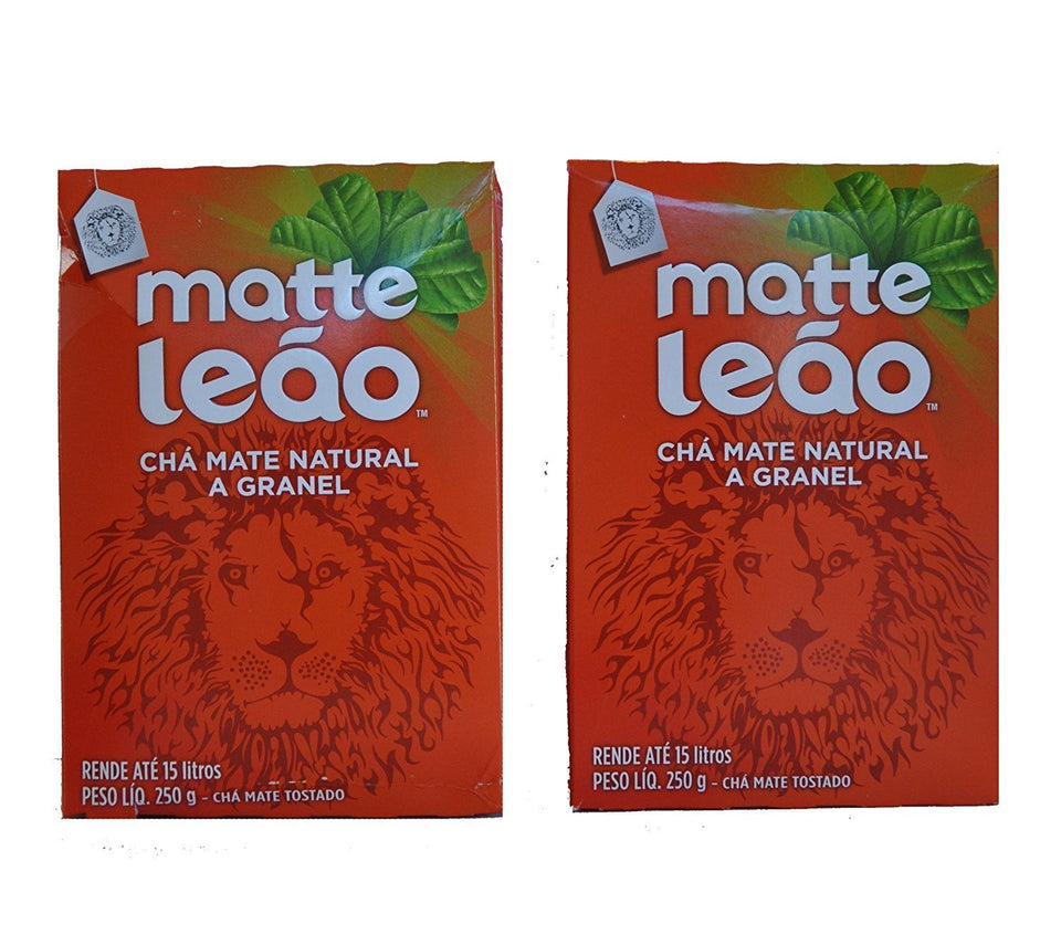 Leão Leo natural toasted mate tea bulk packaging for easy ongoing brewing.