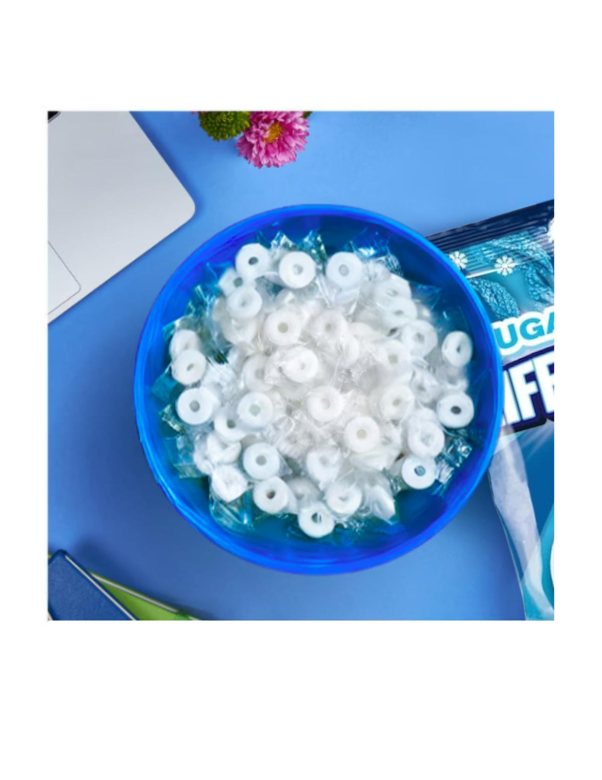 Leathnu Foundry Peppermint Mints pack of three bags for on-the-go freshness.